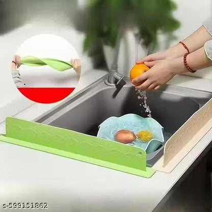 Kitchen Water Splash Guard Sink Splashback for Dish Washing